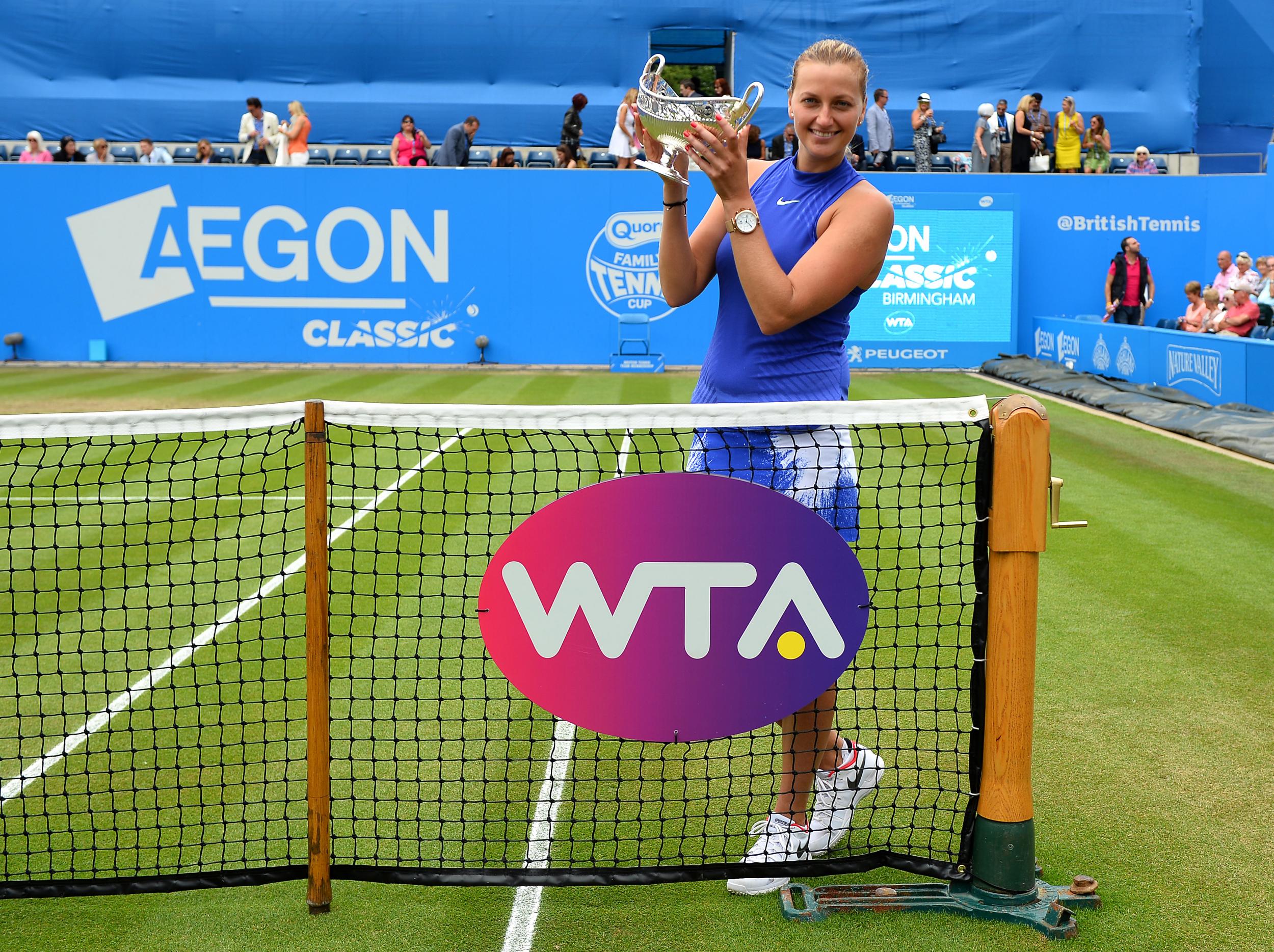 The 27-year-old began her grass-court season by winning in Birmingham