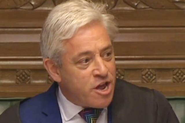'I think the general expectation is that members should dress in business-like attire,' Speaker John Bercow said