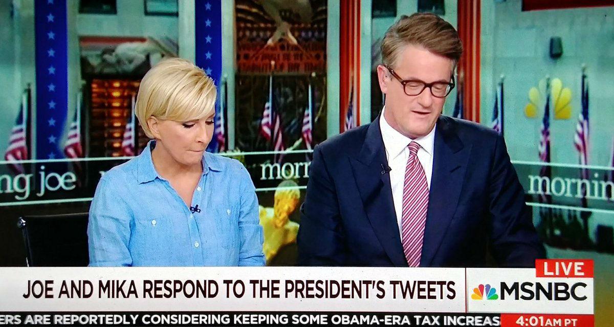 Mr Scarborough and Ms Brzezinski took 30 minutes to attack the President mental health and poor judgment