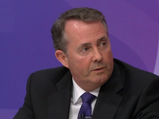 Liam Fox denied any split with the Chancellor over Brexit strategy