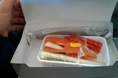 Aegean Airlines serves up potentially worst vegetarian plane meal ever