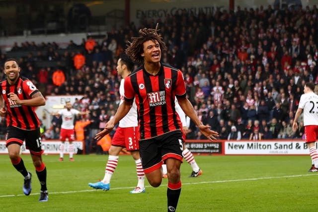 Nathan Ake scored three goals for Bournemouth during his brief loan spell at the club