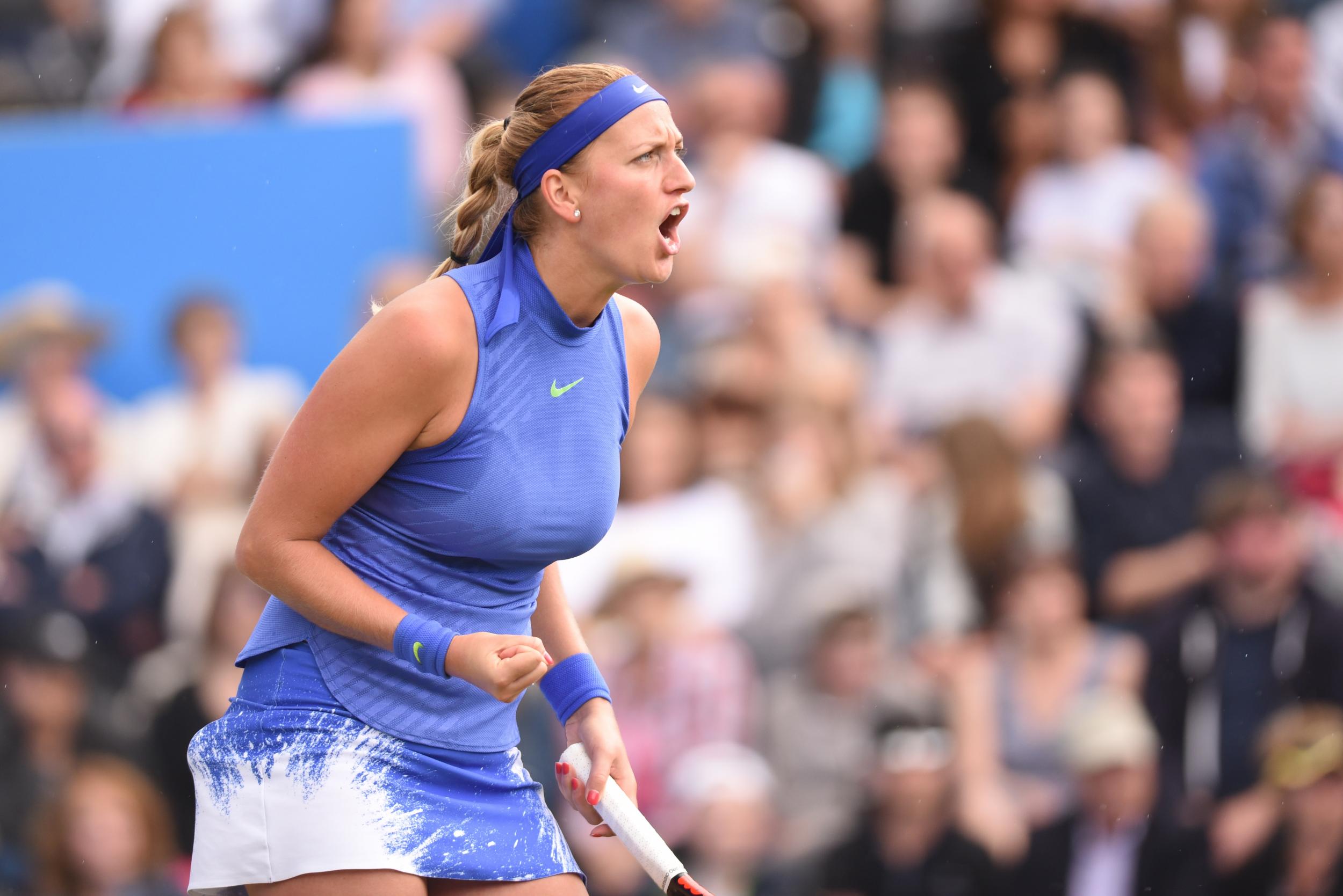 Kvitova defied the odds to make a full return to tennis