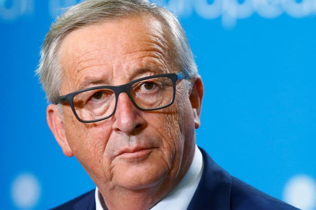 EU commission president Jean-Claude Juncker