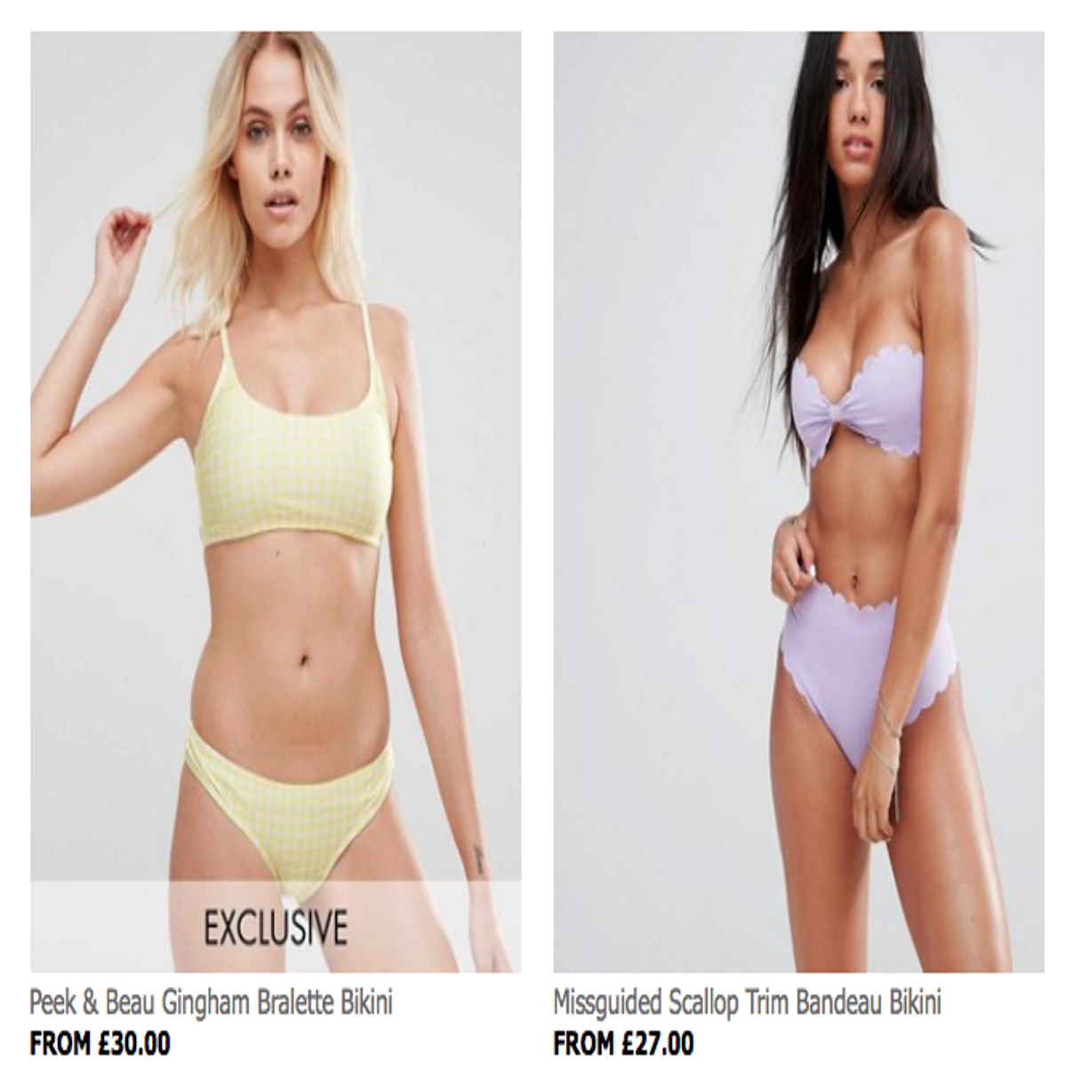 ASOS Praised For Showing Models With Scoliosis Scars