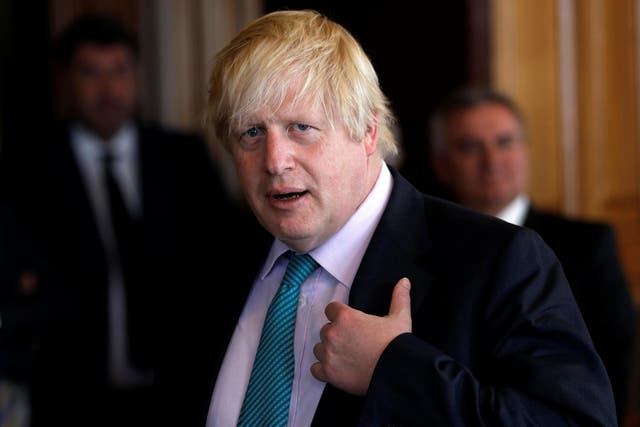 ‘The UK’s own assessment is that the Assad regime almost certainly carried out this abominable attack,’ Johnson said on Friday