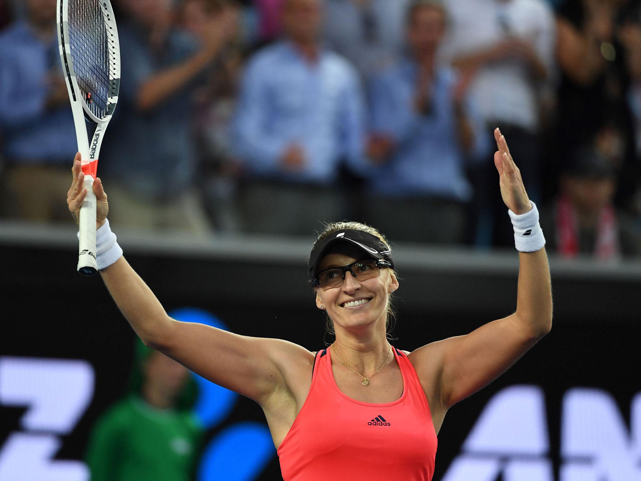 In 2010, Mirjana Lucic-Baroni returned to Grand Slam competition after 11 years of absence
