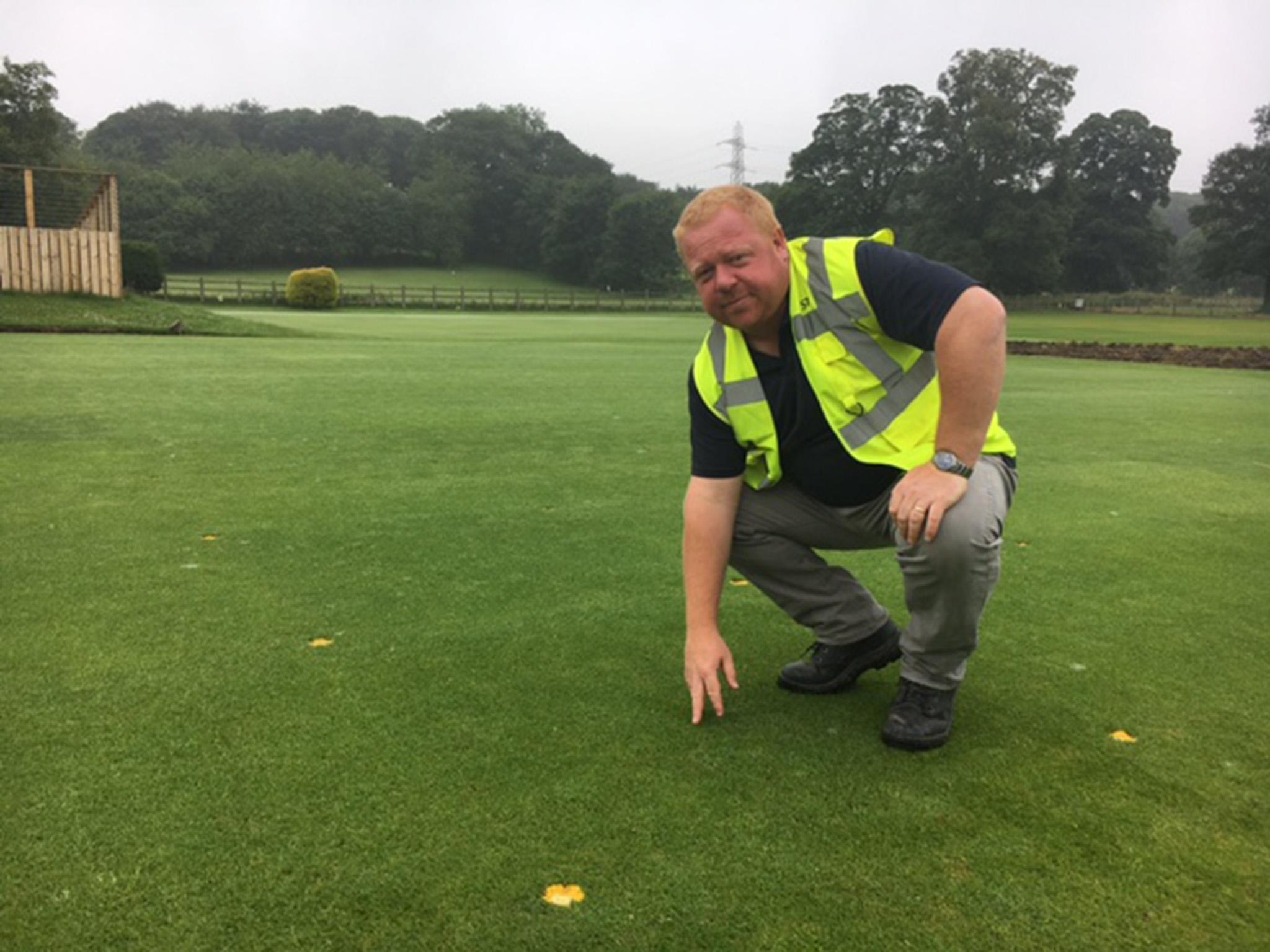 Mark Ferguson: the STRI's tennis surface expert