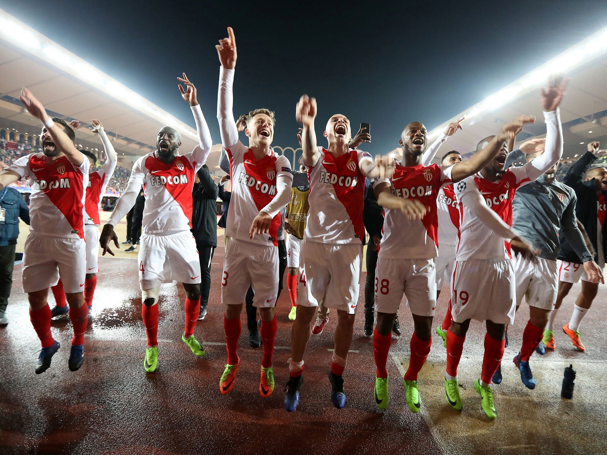Monaco were crowned Champions of France at the end of last season