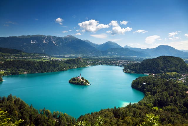 Find sun-drenched mountains in Slovenia