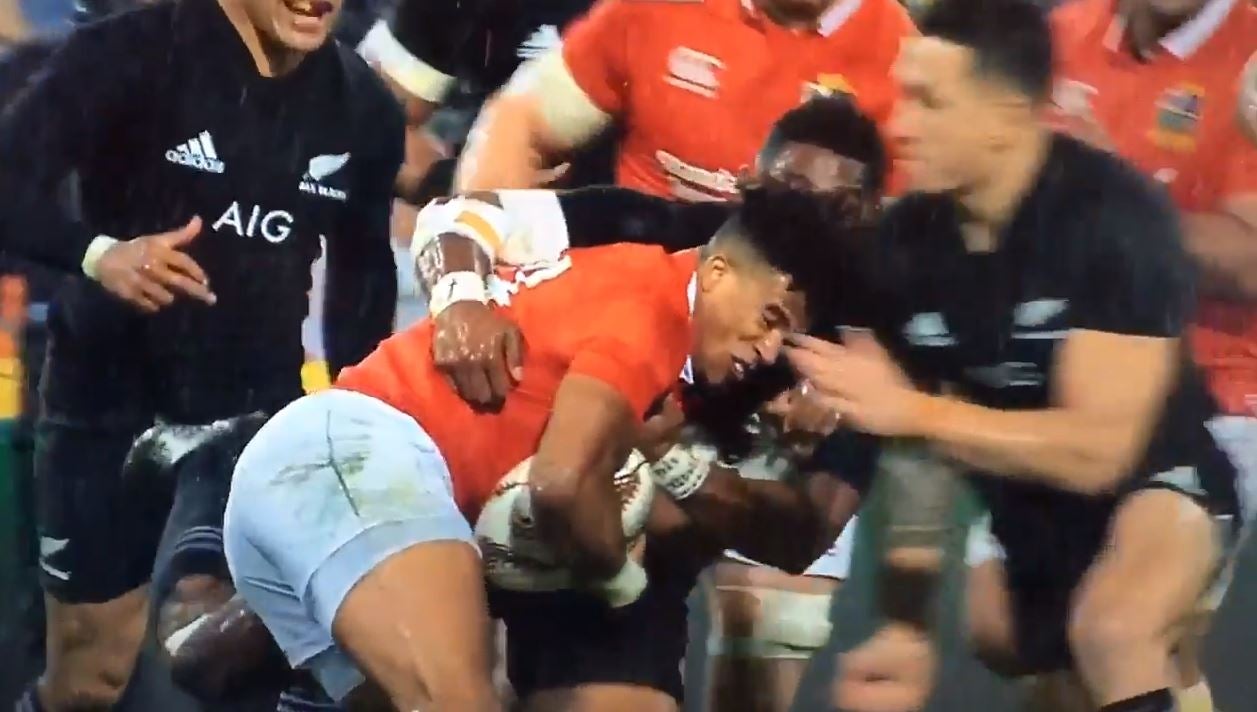 Watson received the full force of Williams' shoulder to his face