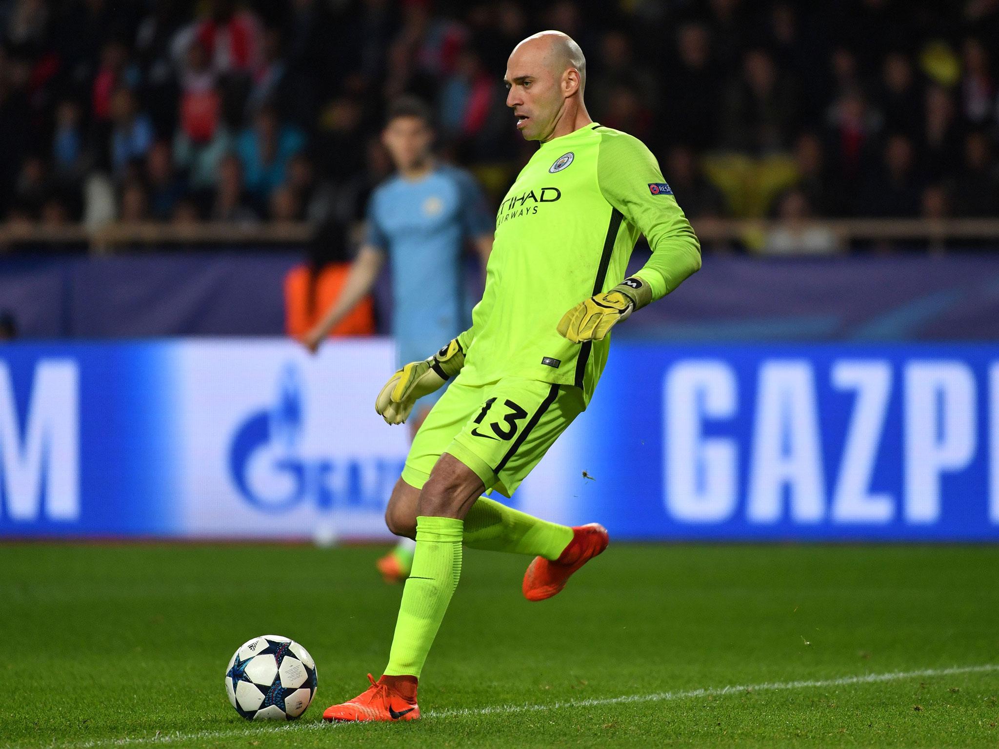 Willy Caballero was released by Manchester City at the end of last season