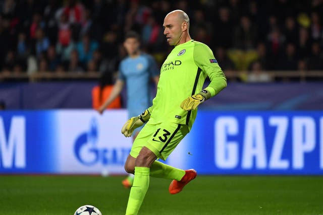 Willy Caballero was released by Manchester City at the end of last season