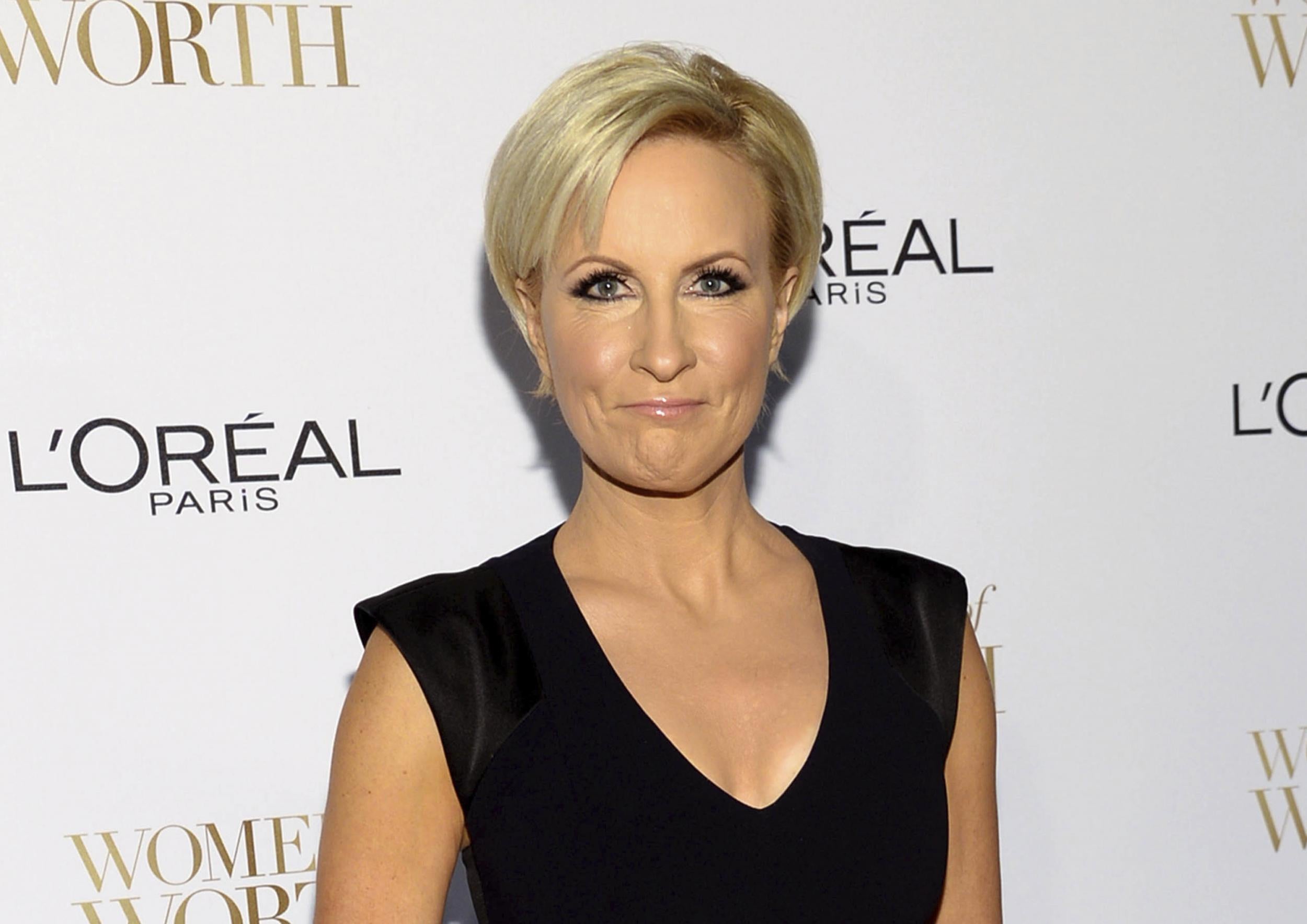 Mika Brzezinski arrives at the ninth annual Women of Worth Awards in New York