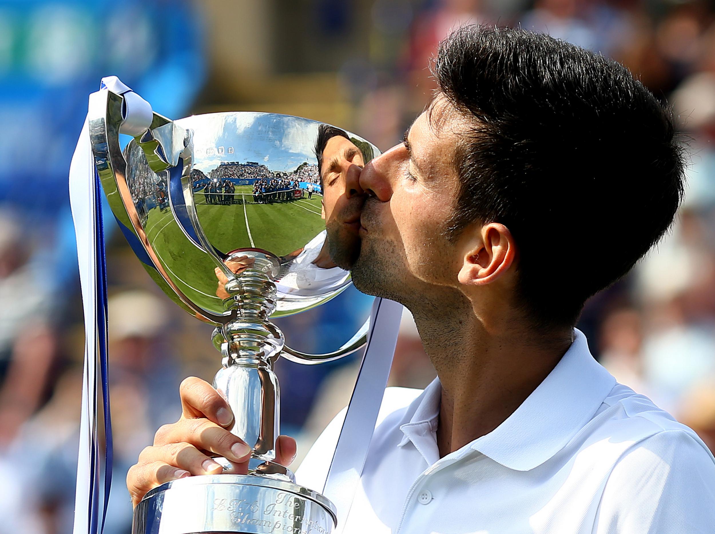 &#13;
Djokovic won in straight-sets on Saturday afternoon &#13;