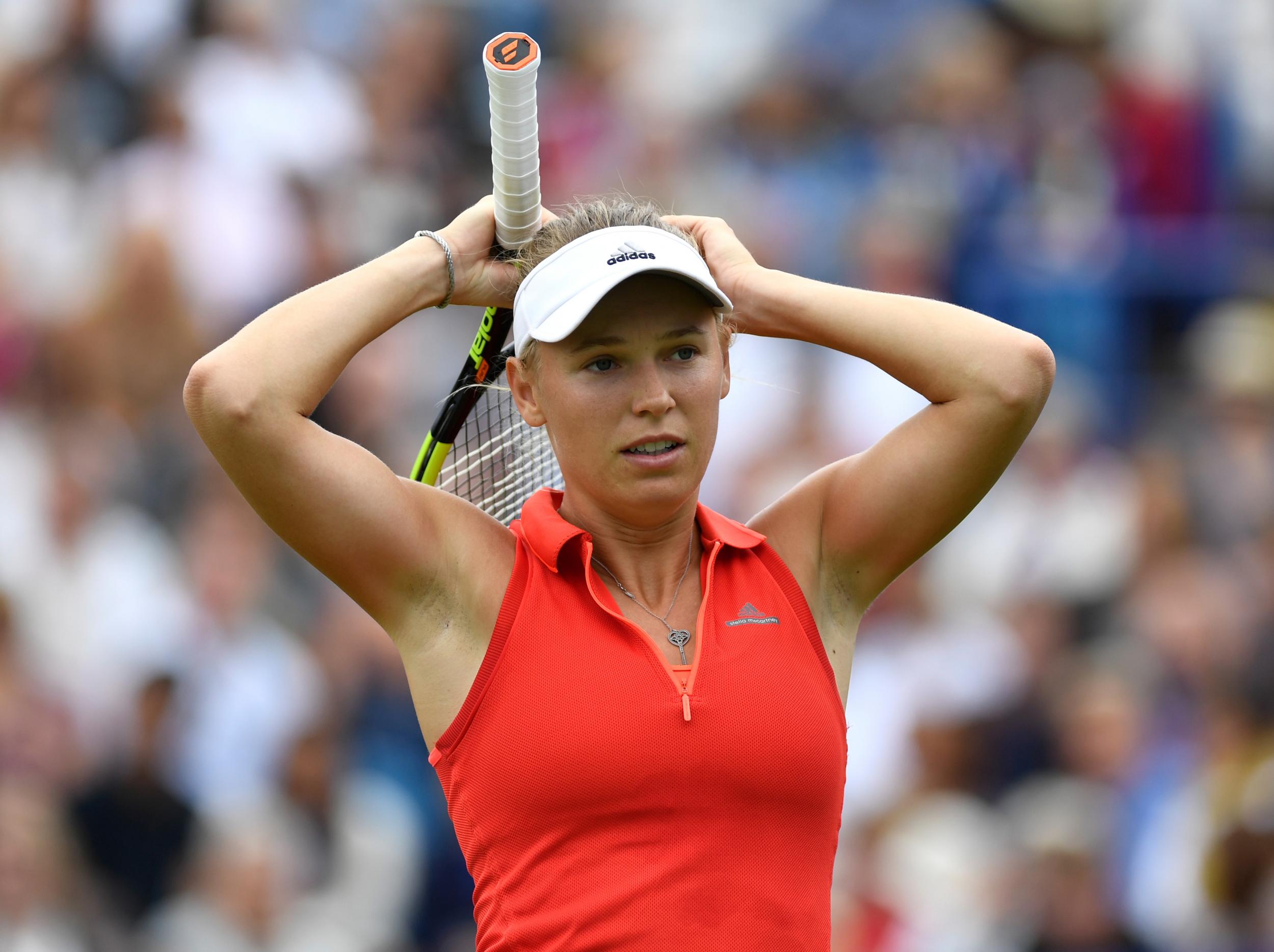 It wasn't Wozniacki's day at Eastbourne