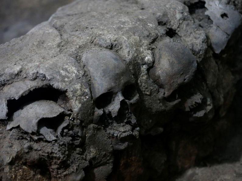 Skulls found at the site included women and children, perplexing archaeologists