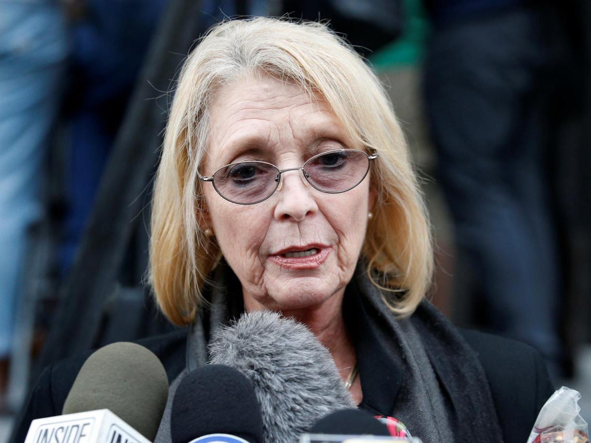 Victoria Valentino exits the Montgomery County Courthouse on the second day of Cosby's sexual assault trial