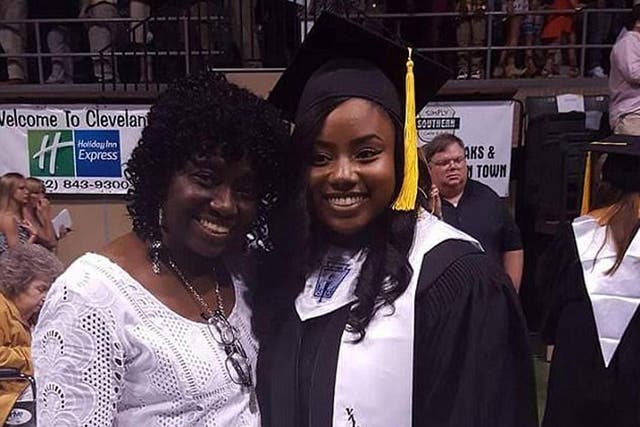 Sherry Shepard (left) has filed a lawsuit against the Cleveland School District after her daughter Jasmine was denied the sole title of valedictorian