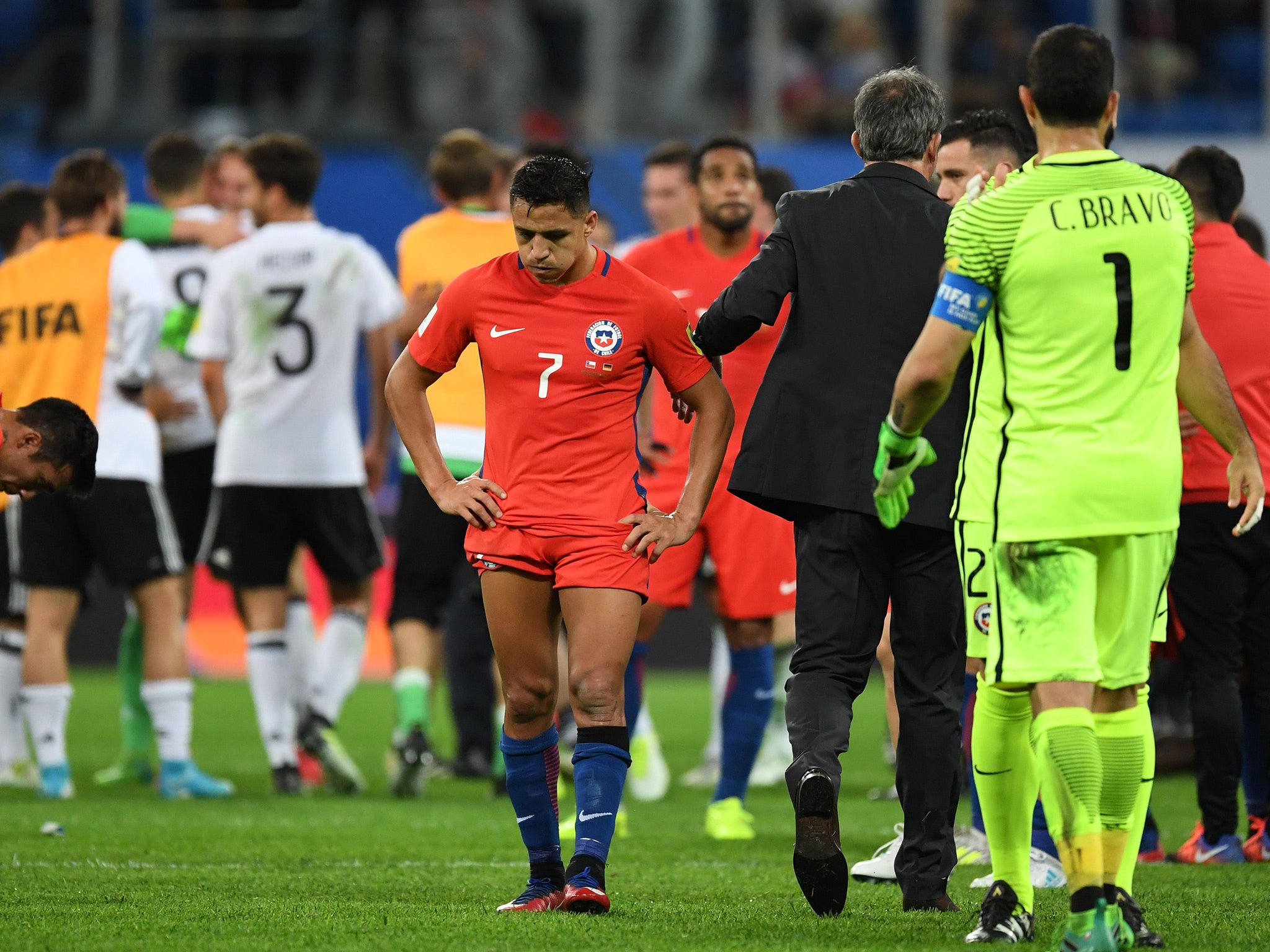 Sanchez could not help Chile avoid defeat