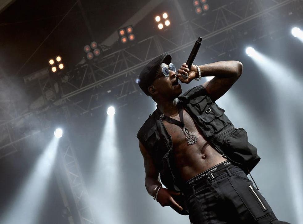 Skepta performing at the Governors Ball Music Festival, June 2017