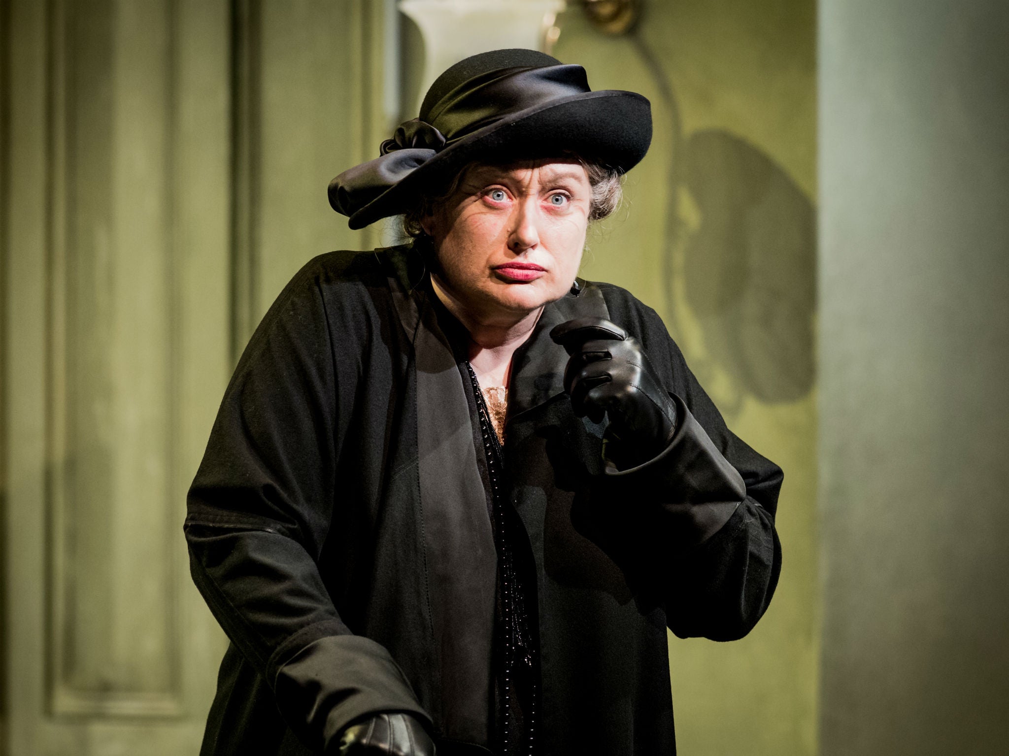 Orla Boylan as Lady Billows in 'Albert Herring' at The Grange Festival 2017