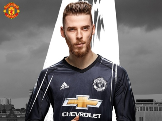 De Gea featured prominently in the shirt launch