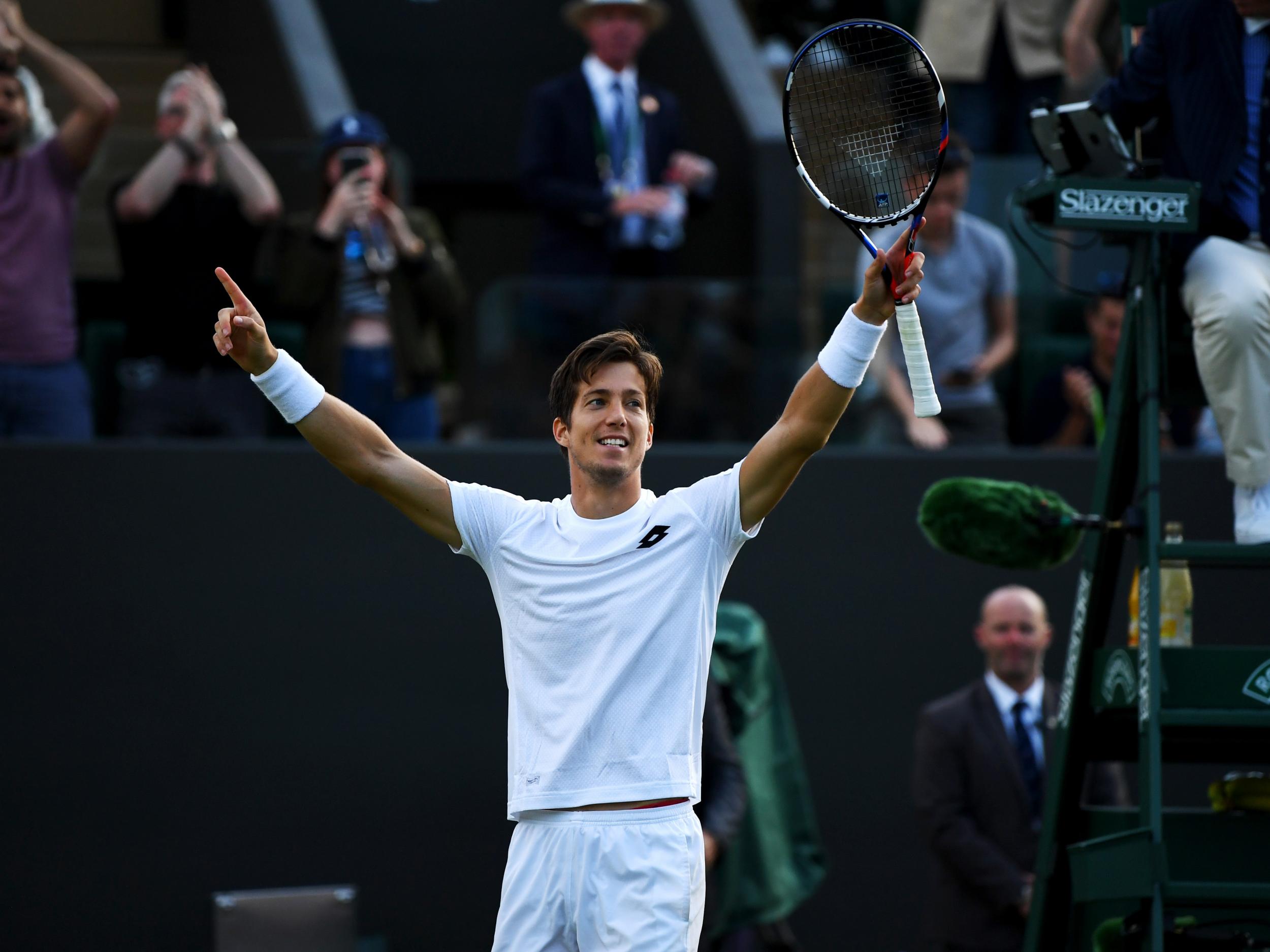 Bedene kept the crowd going late into the night