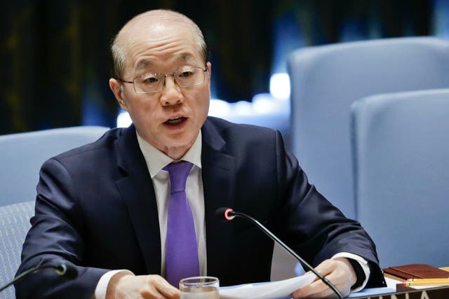 China's United Nations Ambassador Liu Jieyi