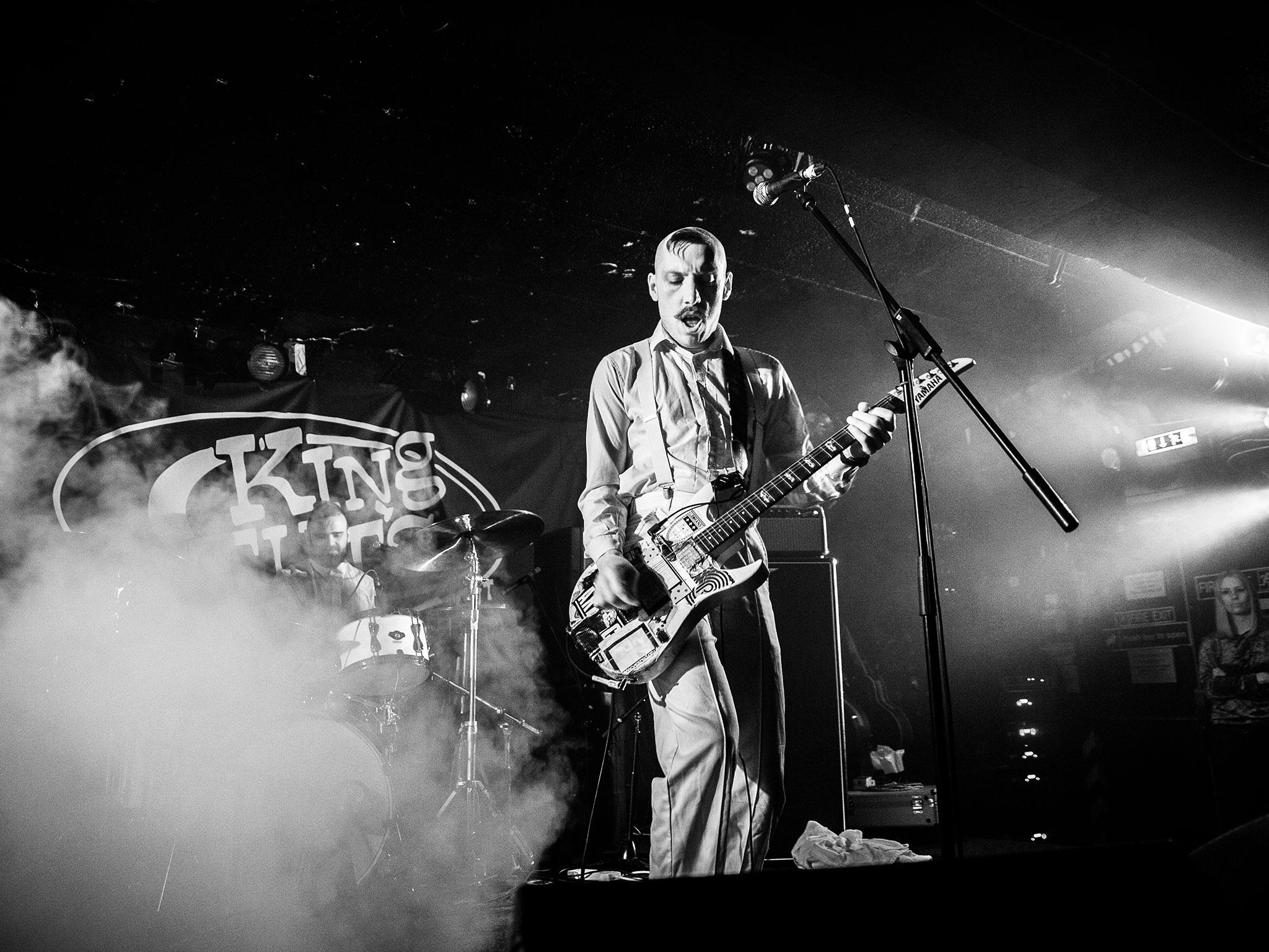 Jamie Lenman performing with his old Heavy Mellow cohort Dan Kavanagh