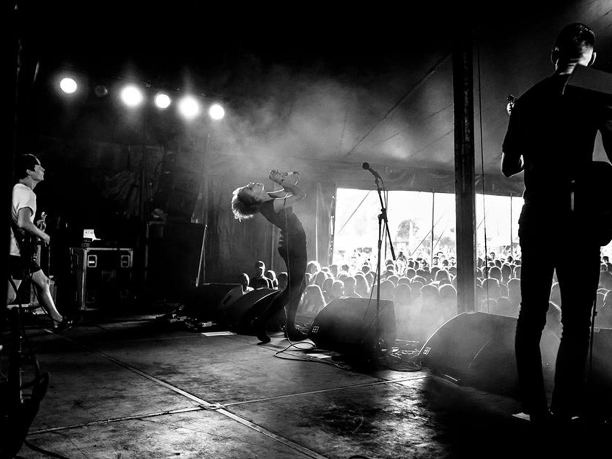 Rolo Tomassi playing the Yohkai stage at 2000Trees sister festival ArcTanGent (Joe Singh/Snaprockandpop)