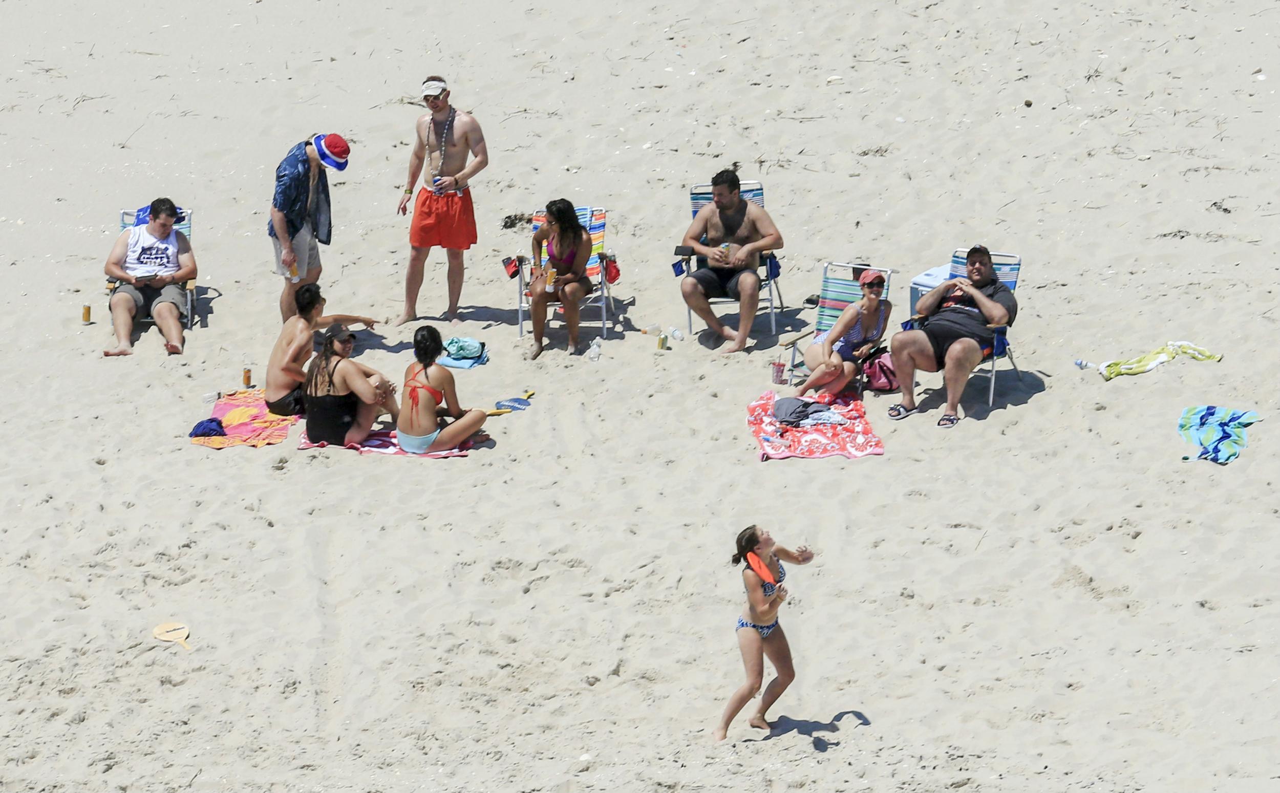 Christie said he was forced to close the beaches, as part of a government shutdown