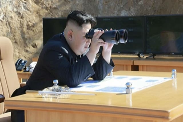 North Korean leader Kim Jong-un is said to have watched the launch