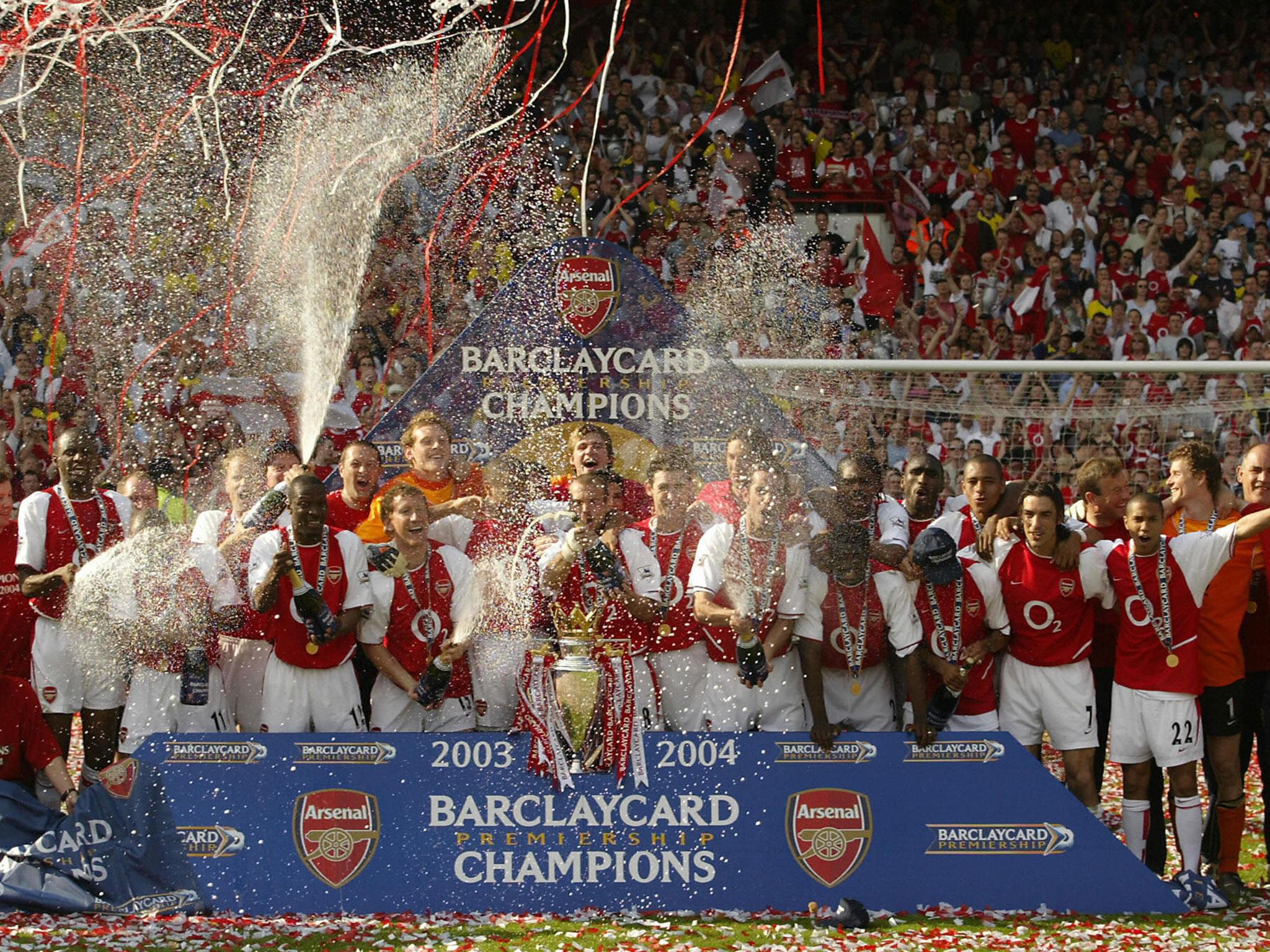 Arsenal won the title with Lehmann a key figure on and off the pitch