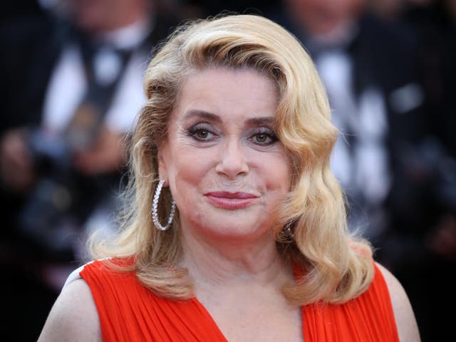 Catherine Deneuve attends the 70th annual Cannes Film Festival