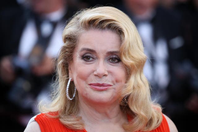 Catherine Deneuve attends the 70th annual Cannes Film Festival