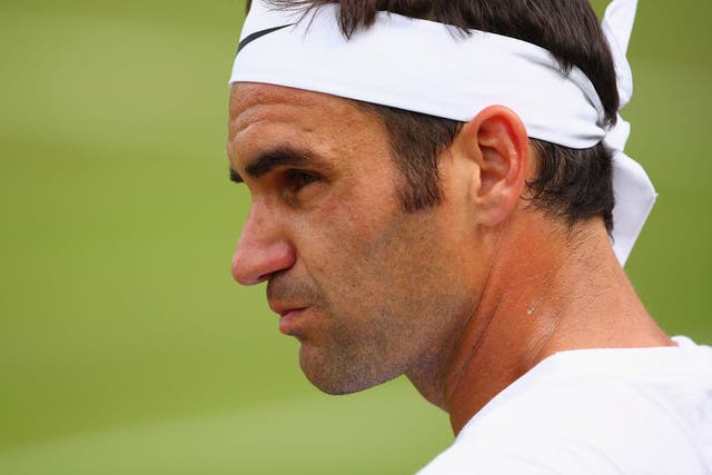 Roger Federer is in action on Friday