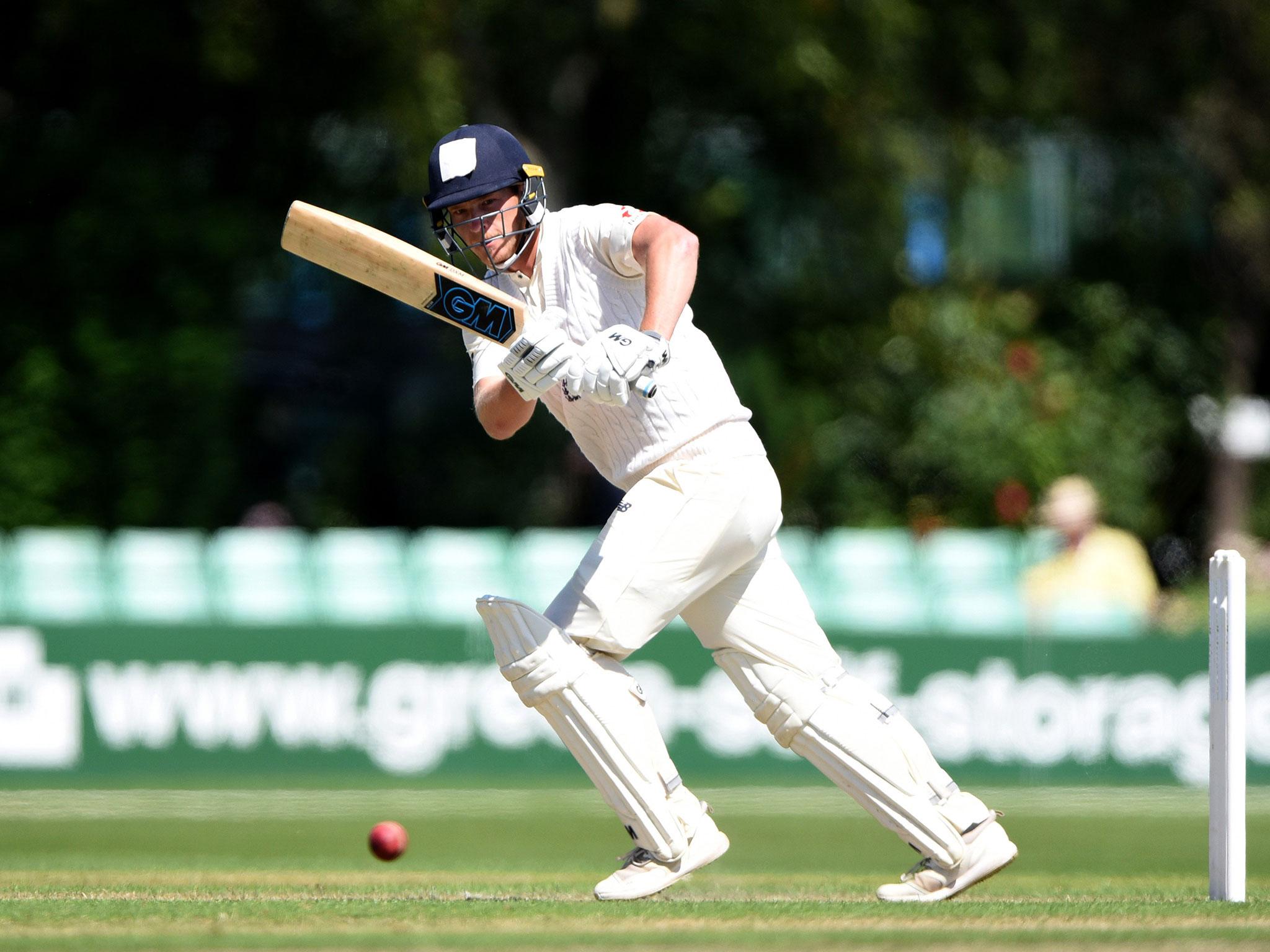 Westley in action for the England Lions against South Africa A