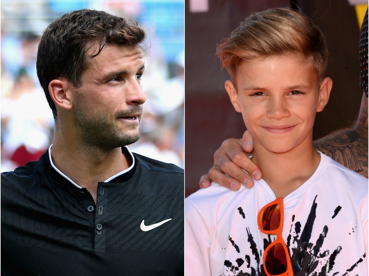 Dimitrov was on hand to improve Romeo's game