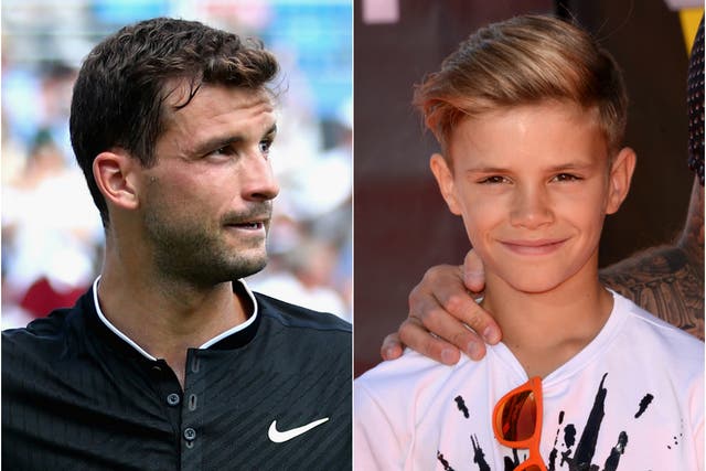 Dimitrov was on hand to improve Romeo's game
