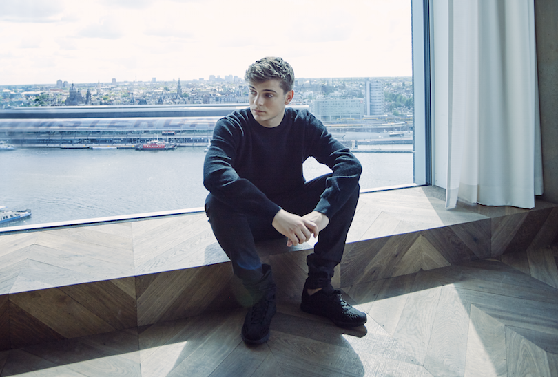 &#13;
Man in black: Garrix?supported Justin Bieber?at the BST festival&#13;