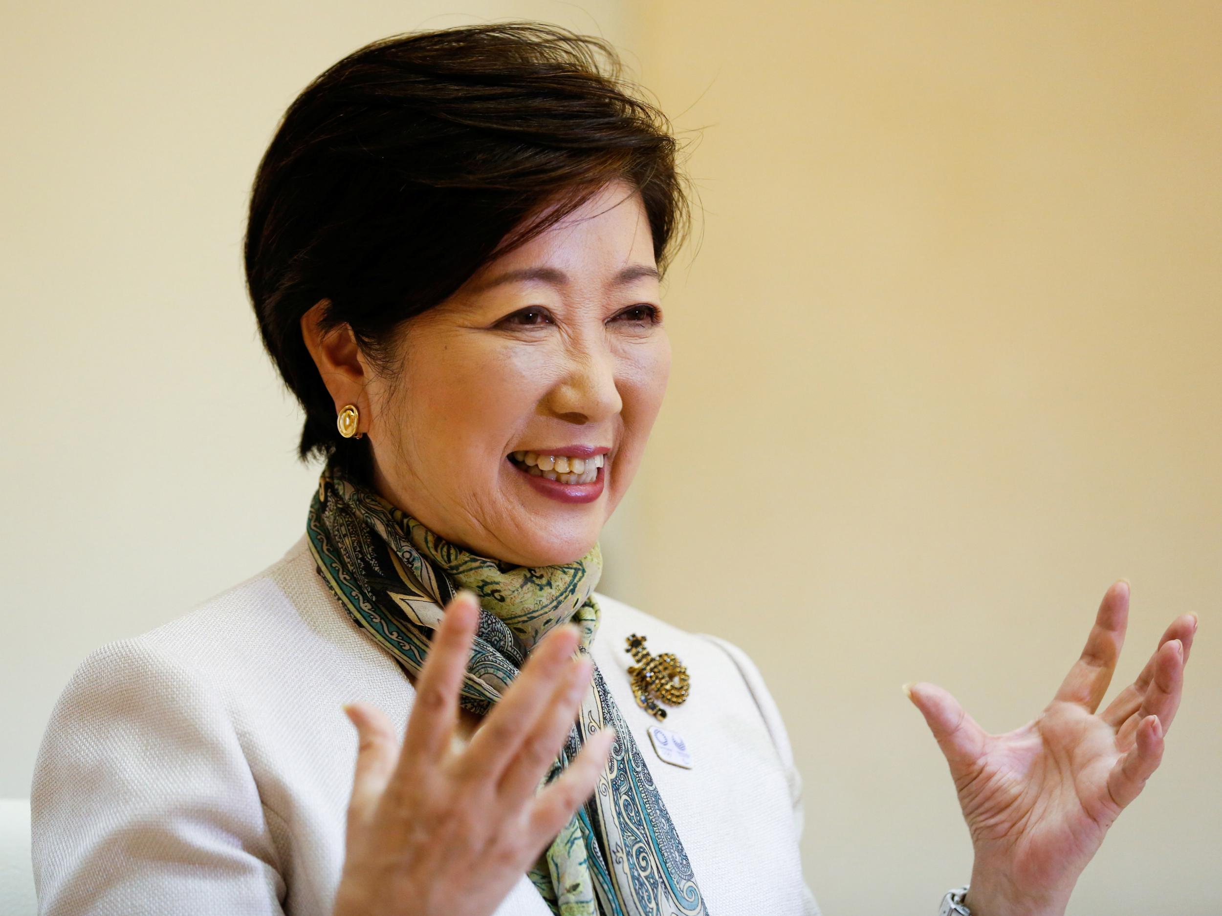 Tokyo governor Yuriko Koike