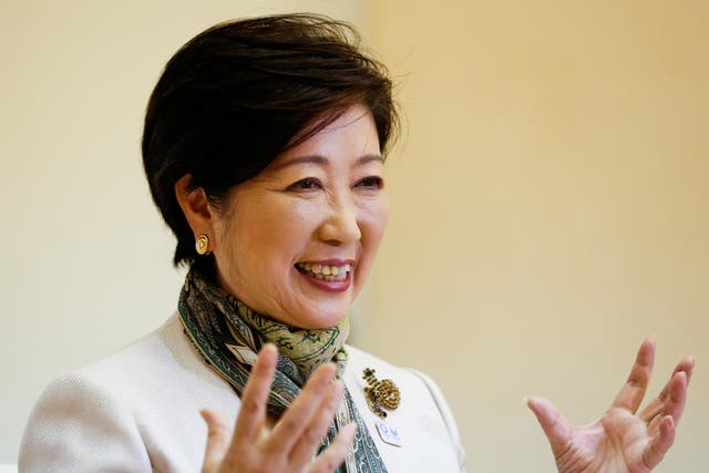 Tokyo governor Yuriko Koike
