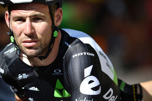 Cavendish was unable to continue the Tour following the crash