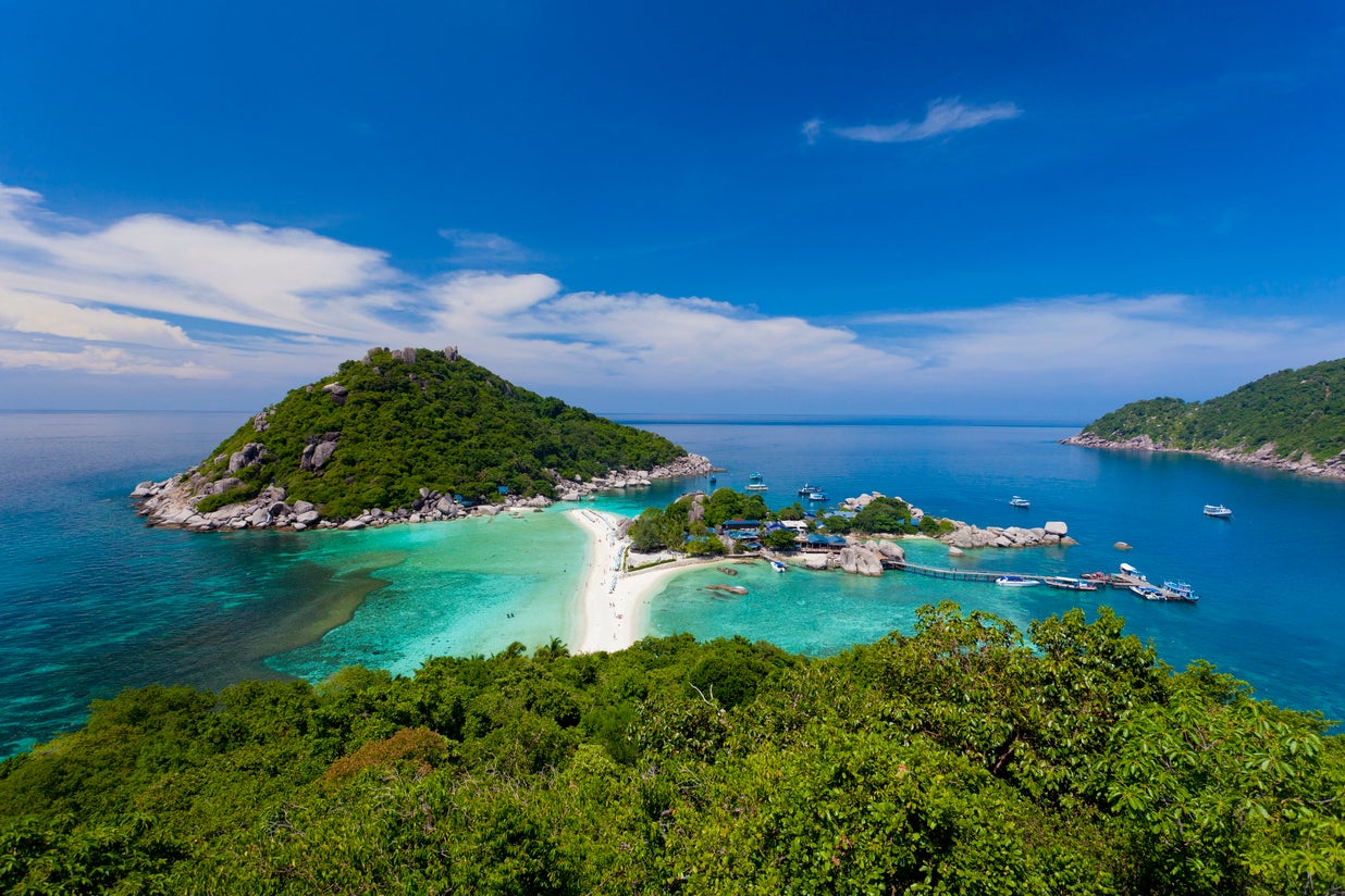 Boats from Koh Tao to the mainland were packed with tourists, the island's mayor said