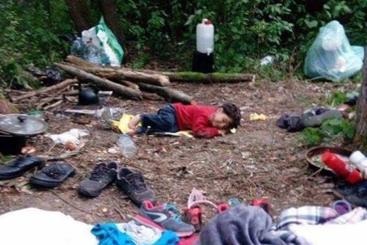 Toddlers and babies forced to sleep rough in northern France amid rise ...
