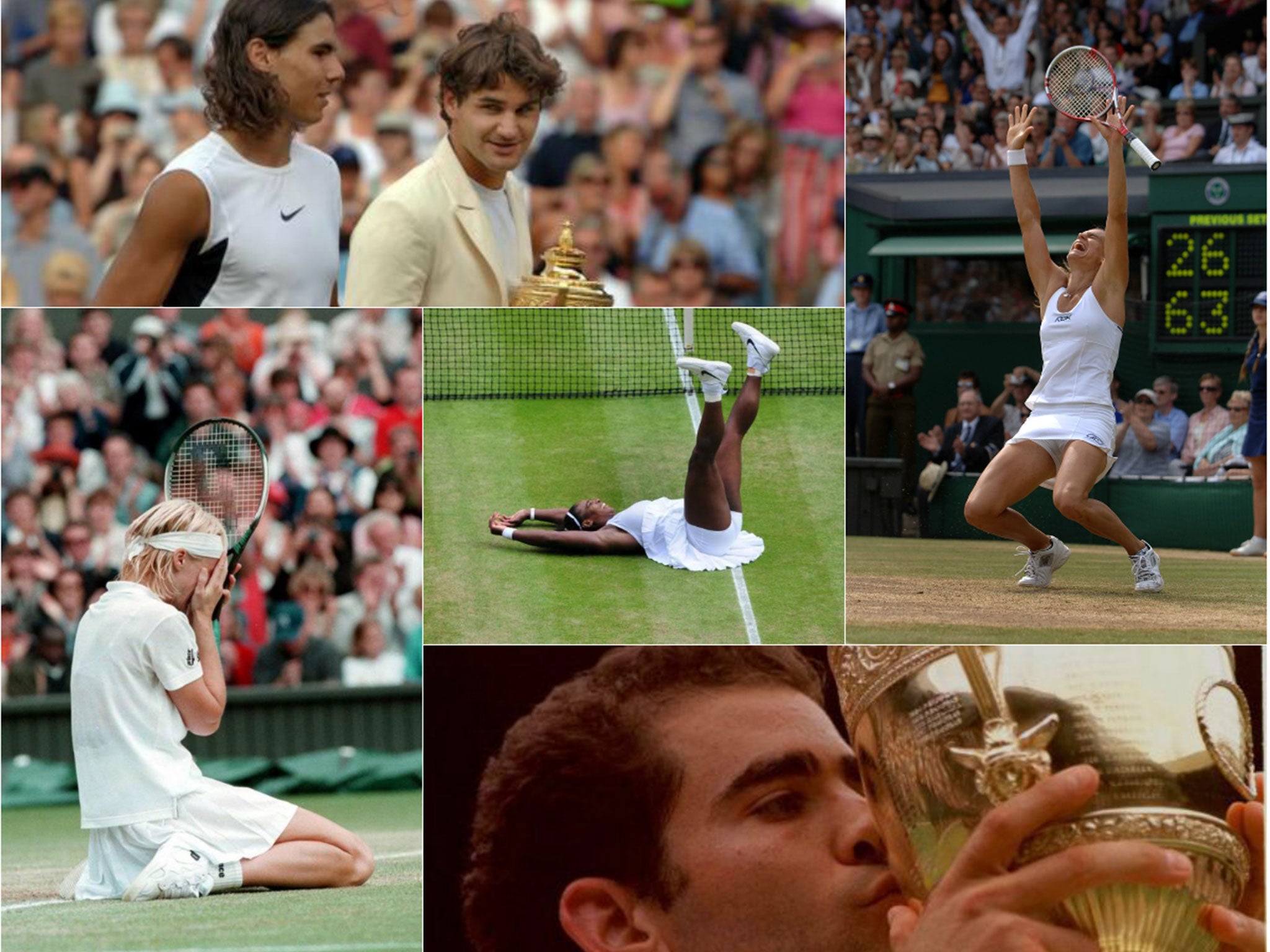 50 iconic pictures of Wimbledon champions