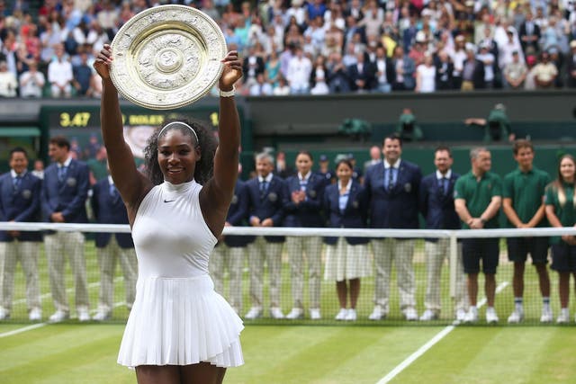The American’s Wimbledon singles victory last year was followed up by the 2017 Australian Open title, leaving her just one Grand Slam title behind Margaret Court’s record of 24