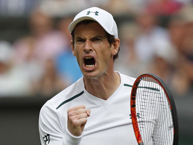 Andy Murray takes on Dustin Brown on Centre Court in the second round