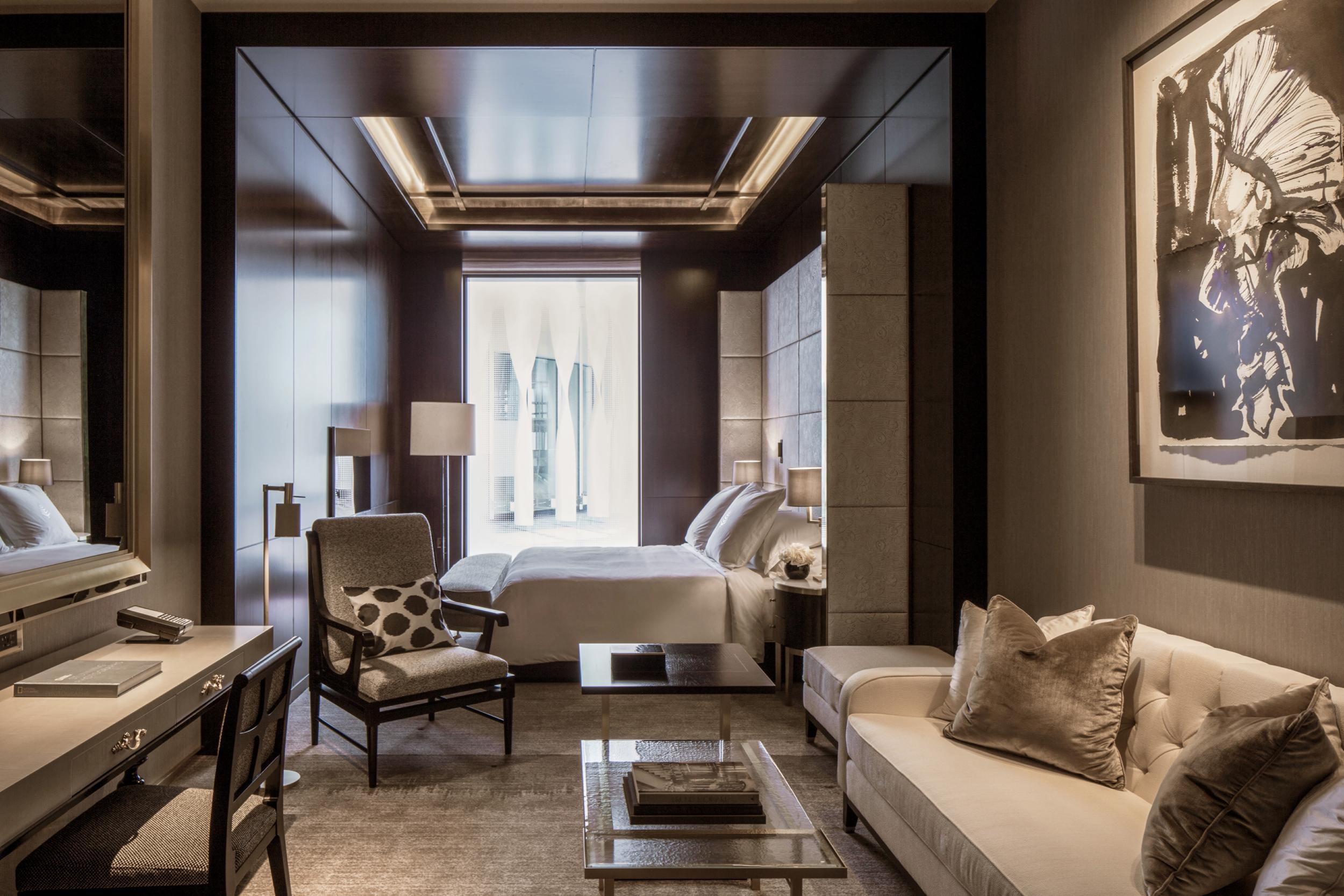 An Executive Room, which offers the tasteful luxury of a Park Avenue apartment